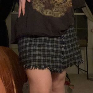 Urban outfitters plaid skirt